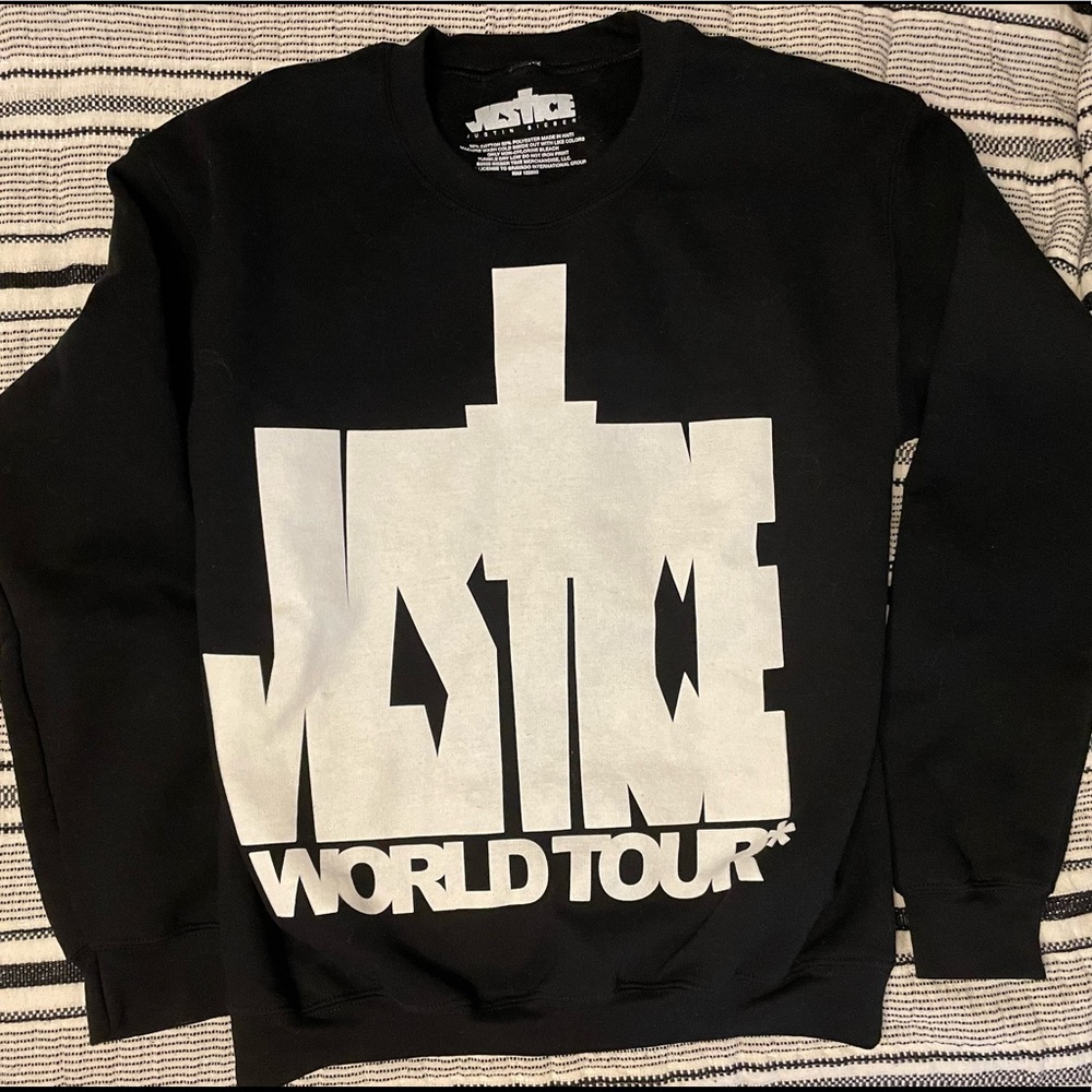 Justin Bieber Justice crew neck